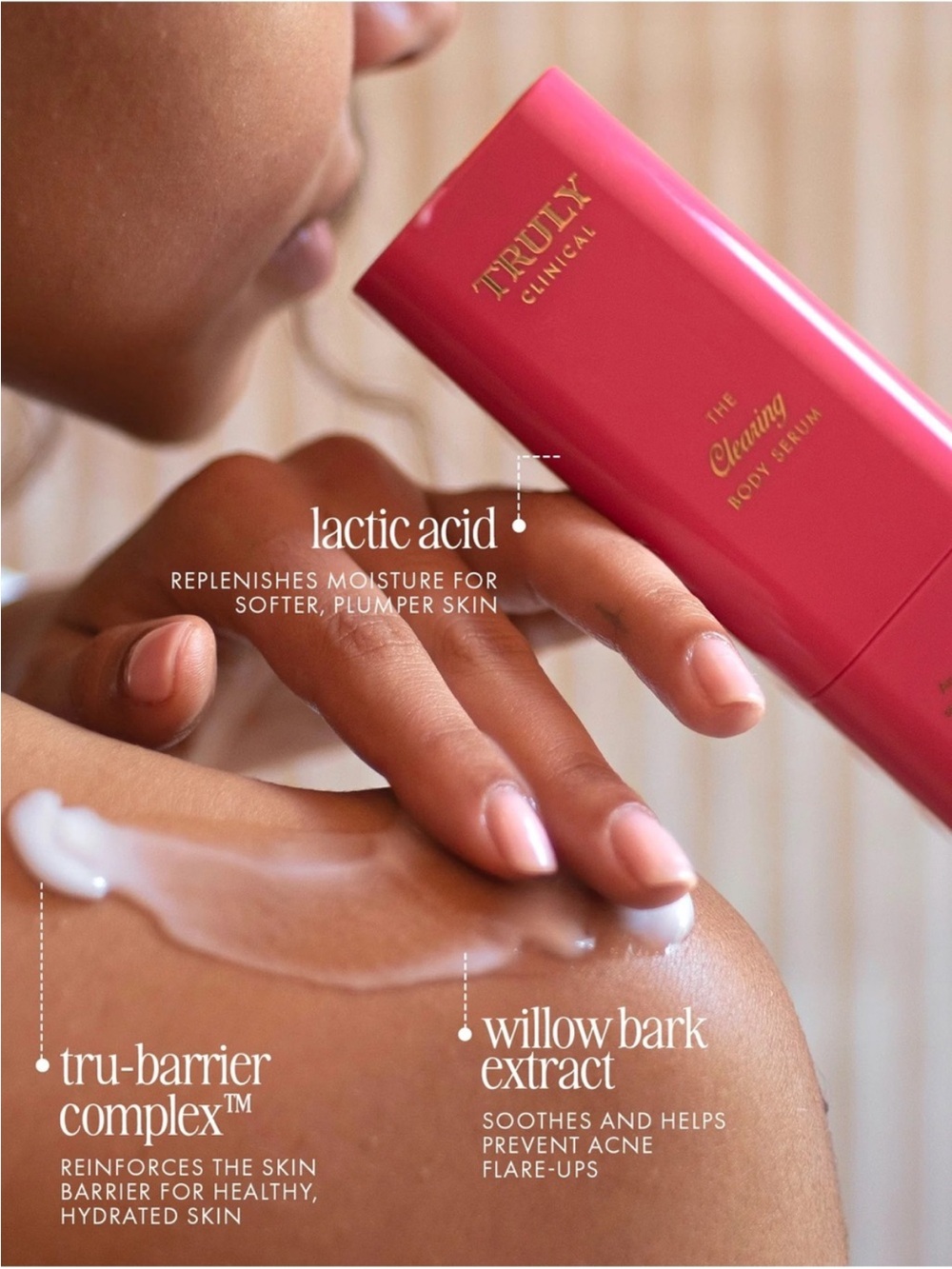TRULY The Clearing Body Serum exfoliating for oily skin Full size Sealed - Picture 2 of 4